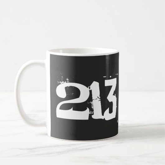 Gebied Code 213 (Los Angeles) Koffiemok (Links)