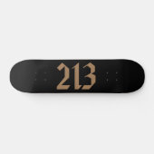 Gebied Code 213 (Los Angeles) Persoonlijk Skateboard (Horizontaal)