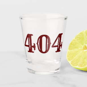 Gebied Code 404 (Atlanta, GA) Shot Glas