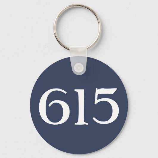 Gebied Code 615 (Nashville) Sleutelhanger (Voorkant)