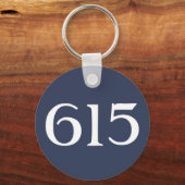 Gebied Code 615 (Nashville) Sleutelhanger (Voorkant)