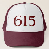 Gebied Code 615 (Nashville) Trucker Pet (Voorkant)
