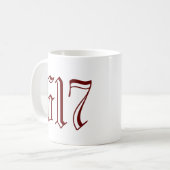 Gebied Code 617 (Boston) Koffiemok (Voorkant links)