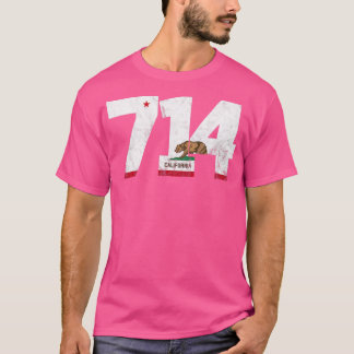 Gebied Code 714 Anaheim California TShirt 6