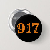 Gebied Code 917 (New York City) Button (Voorkant /achterkant)