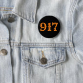 Gebied Code 917 (New York City) Button (In situ)