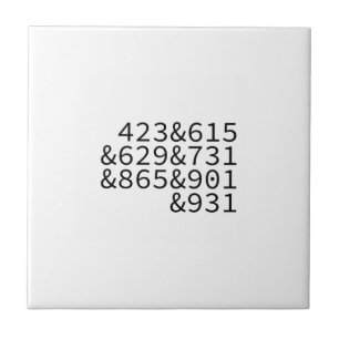 Gebied Codes Tennesse Tegeltje