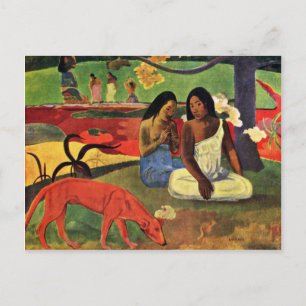 Gebied door Gauguin Paul (beste kwaliteit) Briefkaart