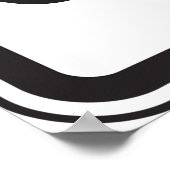 Gebied Gesloten teken Waarschuwing Beperkte zone Poster (Hoek)