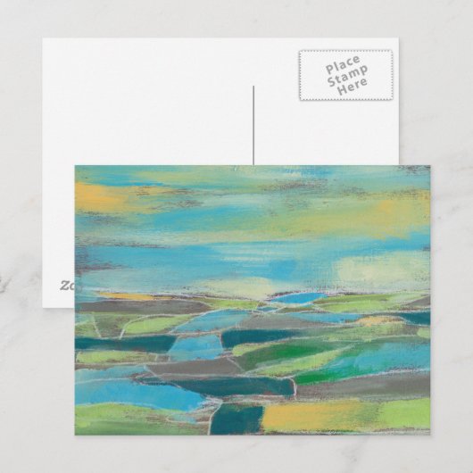 Gebied I gefragmenteerd Briefkaart (Voorkant / Achterkant)