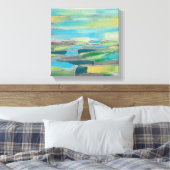 Gebied I gefragmenteerd Canvas Afdruk (Insitu (Slaapkamer))