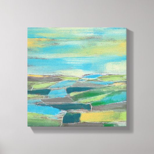 Gebied I gefragmenteerd Canvas Afdruk (Voorkant)