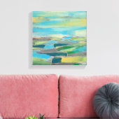 Gebied I gefragmenteerd Canvas Afdruk (Insitu (Woonkamer))