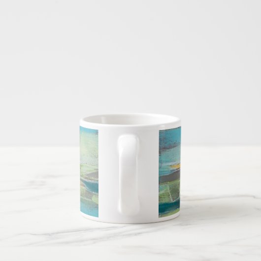 Gebied I gefragmenteerd Espresso Kop (Achterkant)