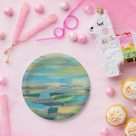 Gebied I gefragmenteerd Papieren Bordje (Feest)