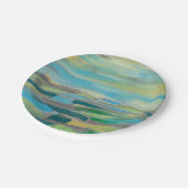 Gebied I gefragmenteerd Papieren Bordje (Gekanteld)