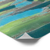 Gebied I gefragmenteerd Poster (Hoek)