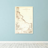 Gebied Idaho Canvas Afdruk (Insitu (Houten vloer))