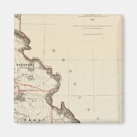 Gebied Idaho Magneet (Voorkant)