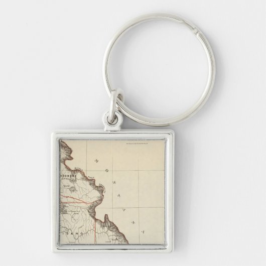 Gebied Idaho Sleutelhanger (Voorkant)