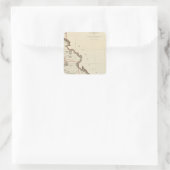 Gebied Idaho Vierkante Sticker (Tas)