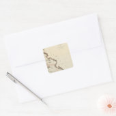 Gebied Idaho Vierkante Sticker (Envelop)