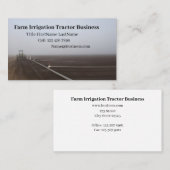 Gebied Irrigatie tractorpijpleiding Visitekaartje (Voorkant / Achterkant)