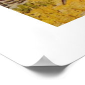 Gebied met Stacks of Wheat by Van Gogh Poster (Hoek)