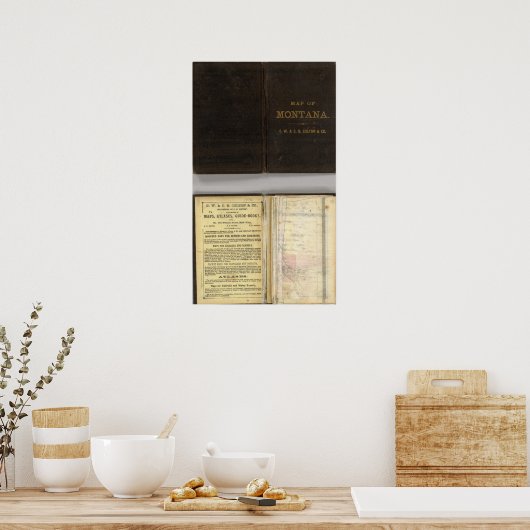 Gebied Montana Poster (Keuken)