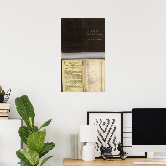 Gebied Montana Poster (Thuiskantoor)