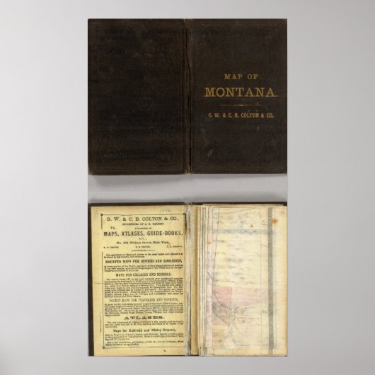 Gebied Montana Poster (Voorkant)