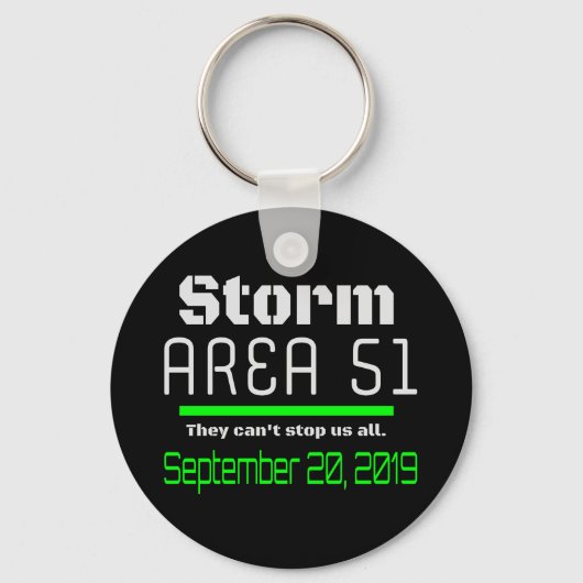 Gebied storm 51 september 2019 sleutelhanger (Voorkant)