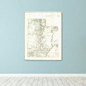 Gebied Utah 2 Canvas Afdruk (Insitu (Houten vloer))