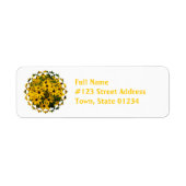 Gebied van Black Eyed Susan Mailing Labels (Voorkant)
