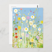 Gebied van Bloemen, A-gegenereerd, Briefkaart (Voorkant / Achterkant)