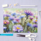 Gebied van Bloemen-Aster (A) Waterverf Tissuepapier (Craft)