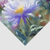 Gebied van Bloemen-Aster (C) Waterverf Tissuepapier (Detail)