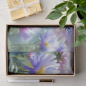 Gebied van Bloemen-Aster (C) Waterverf Tissuepapier (Geschenk)