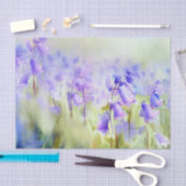 Gebied van Bloemen-Bluebell (C) Waterverf Tissuepapier (Craft)