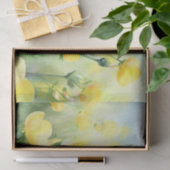 Gebied van Bloemen-Buttercups (B) Waterverf Tissuepapier (Geschenk)