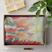 Gebied van Bloemen-Celosia (C) Waterverf Tissuepapier (Geschenk)