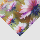 Gebied van Bloemen-Coneflower (D) Waterverf Tissuepapier (Detail)