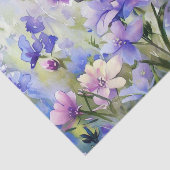 Gebied van Bloemen-Consolida (B) Waterverf Tissuepapier (Detail)