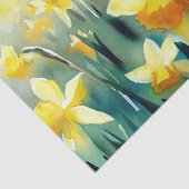 Gebied van Bloemen-Daffodil (A) Waterverf Tissuepapier (Detail)