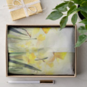 Gebied van Bloemen-Daffodil (C) Waterverf Tissuepapier (Geschenk)