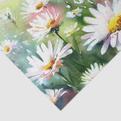 Gebied van Bloemen-Daisy (A) Waterverf Tissuepapier (Detail)