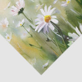 Gebied van Bloemen-Daisy (C) Waterverf Tissuepapier (Detail)