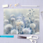 Gebied van Bloemen-Dusty Miller (D) Waterverf Tissuepapier (Craft)
