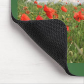 Gebied van bloemen "Happy Birthday" Mousepad Muismat (Hoek)