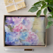 Gebied van Bloemen-Hydrangea (C) Waterverf Tissuepapier (Geschenk)